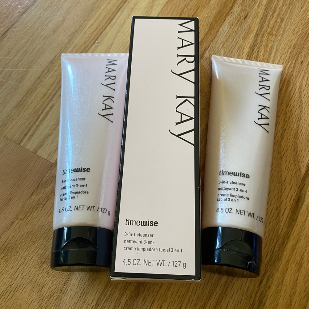 3 Mary Kay 3 in 1 cleansers combination to oily
